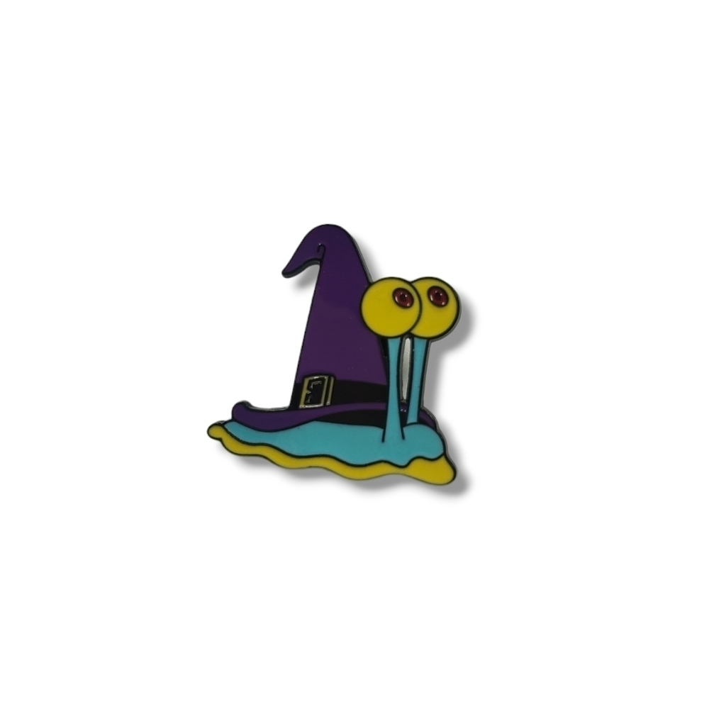 SpongeBob Squarepants Halloween Witch Hat Shell Gary Pin/Brooch